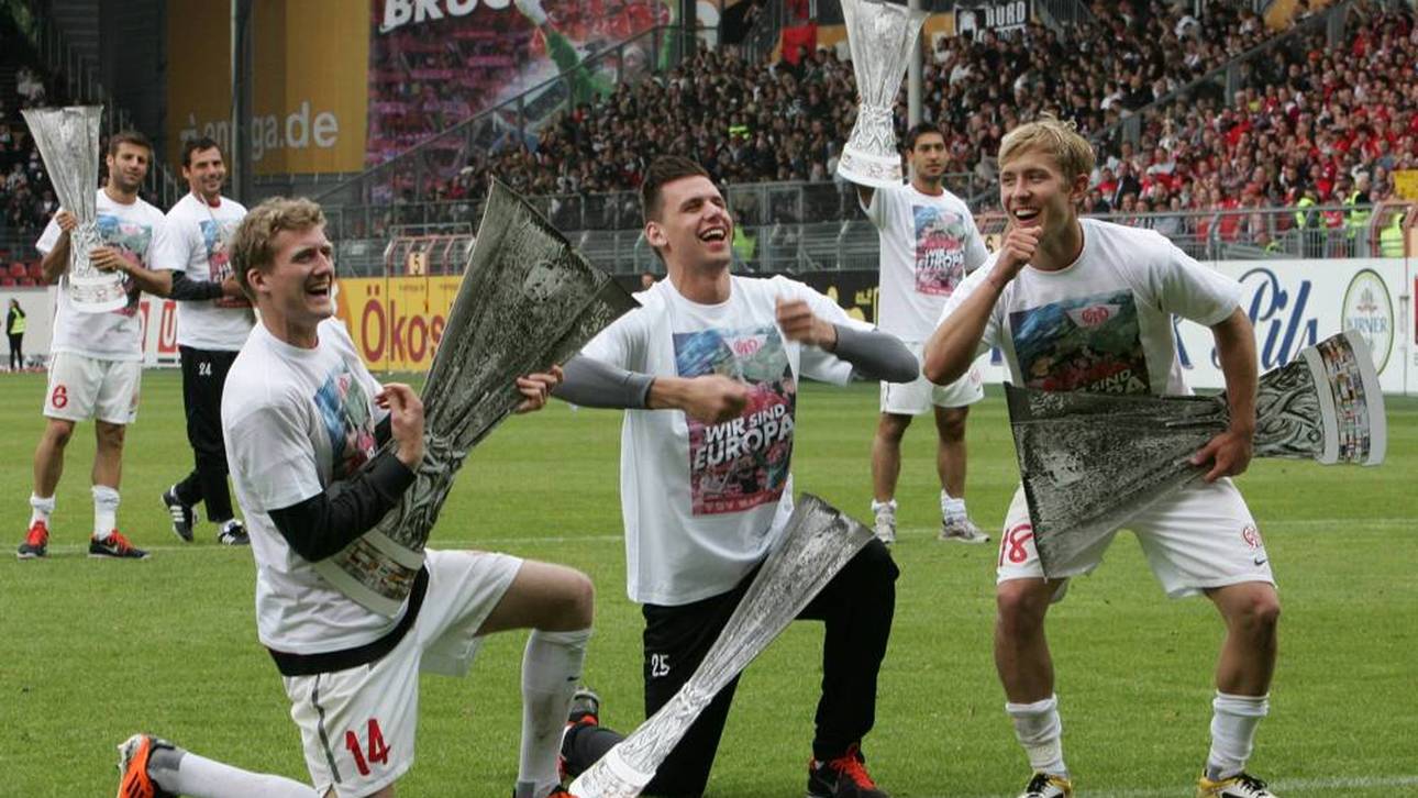 Die Bruchweg-Boys um André Schürrle (l.) und Lewis Holtby (r.) sind heute noch legendär