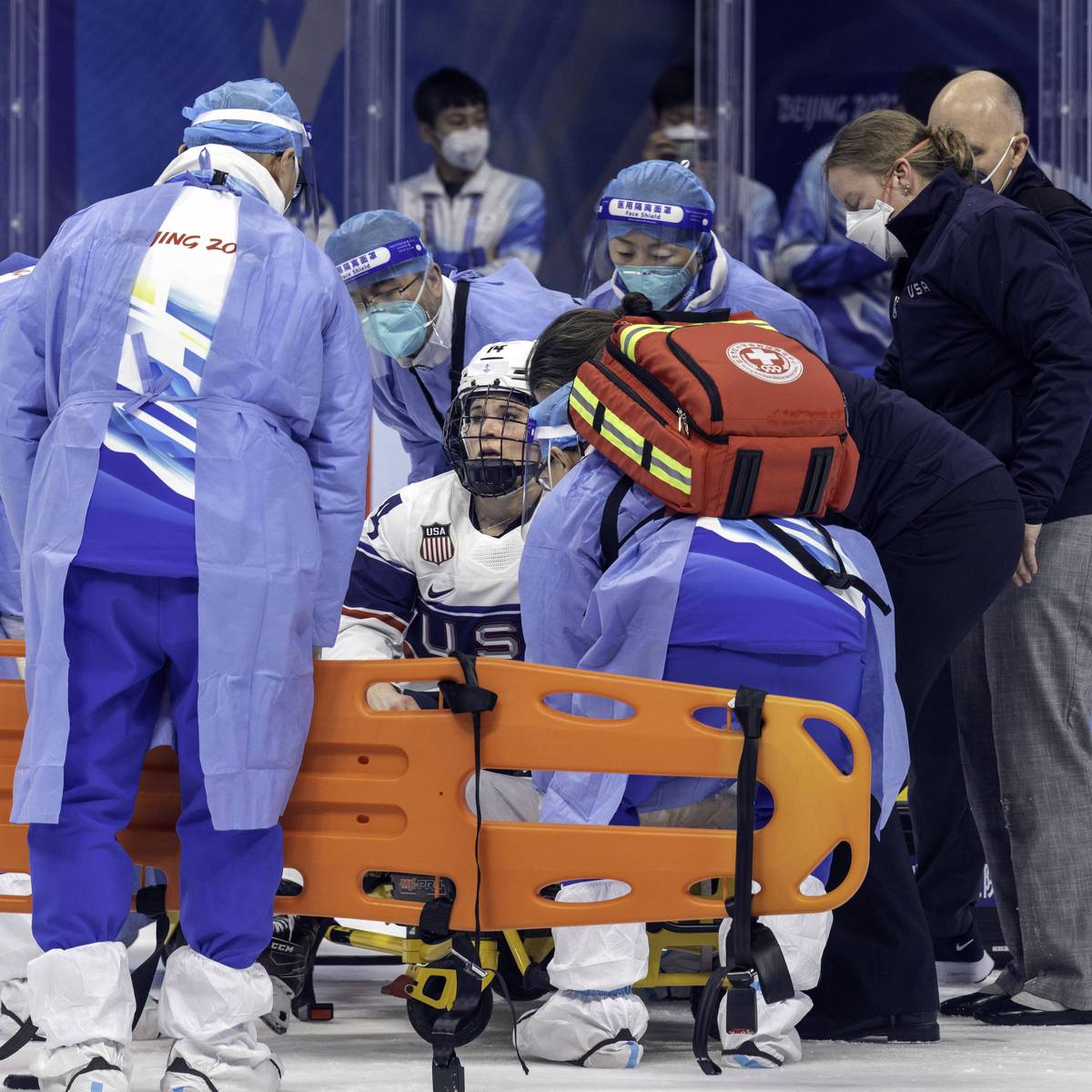 Olympia Horror-Verletzung im Frauen-Eishockey