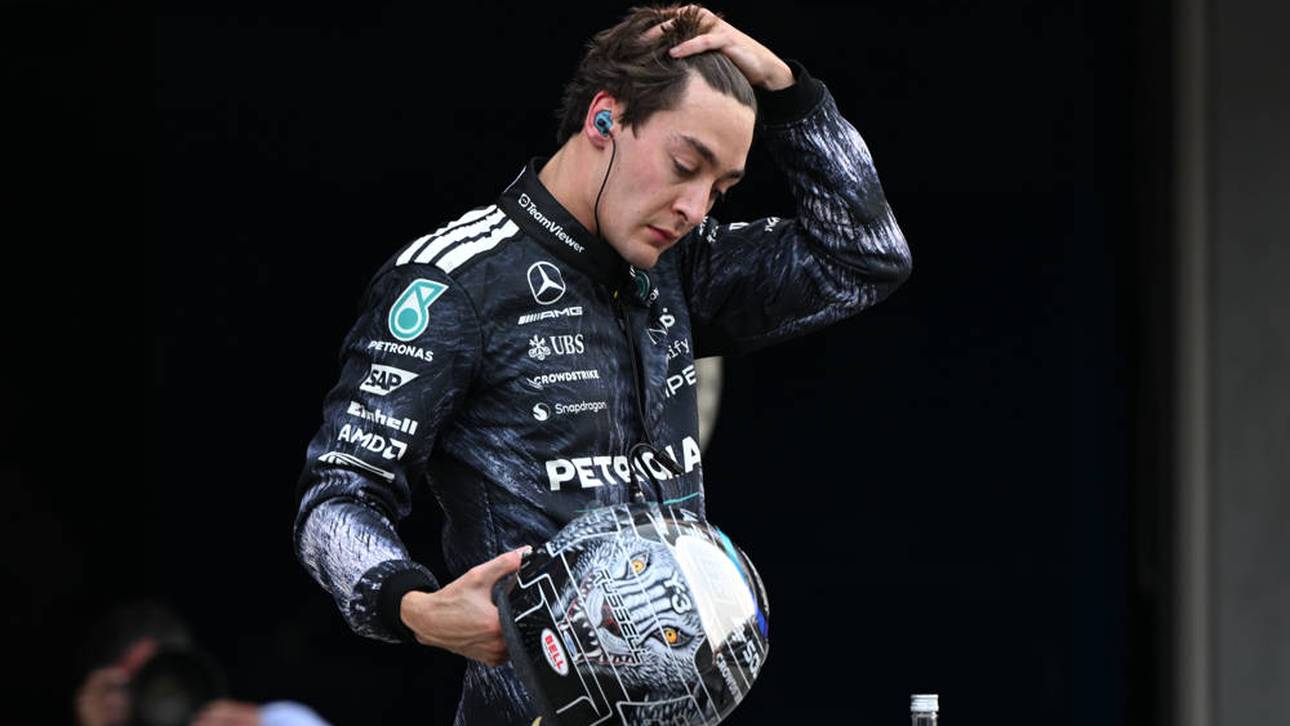 Rührende Helm-Geste von Russell