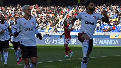 Gabriel Barbosa (r.) mit Doppelpack gegen Al Ahly