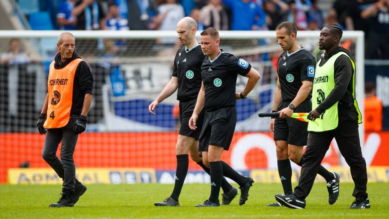 Erneute Bier-Attacke auf Schiri!