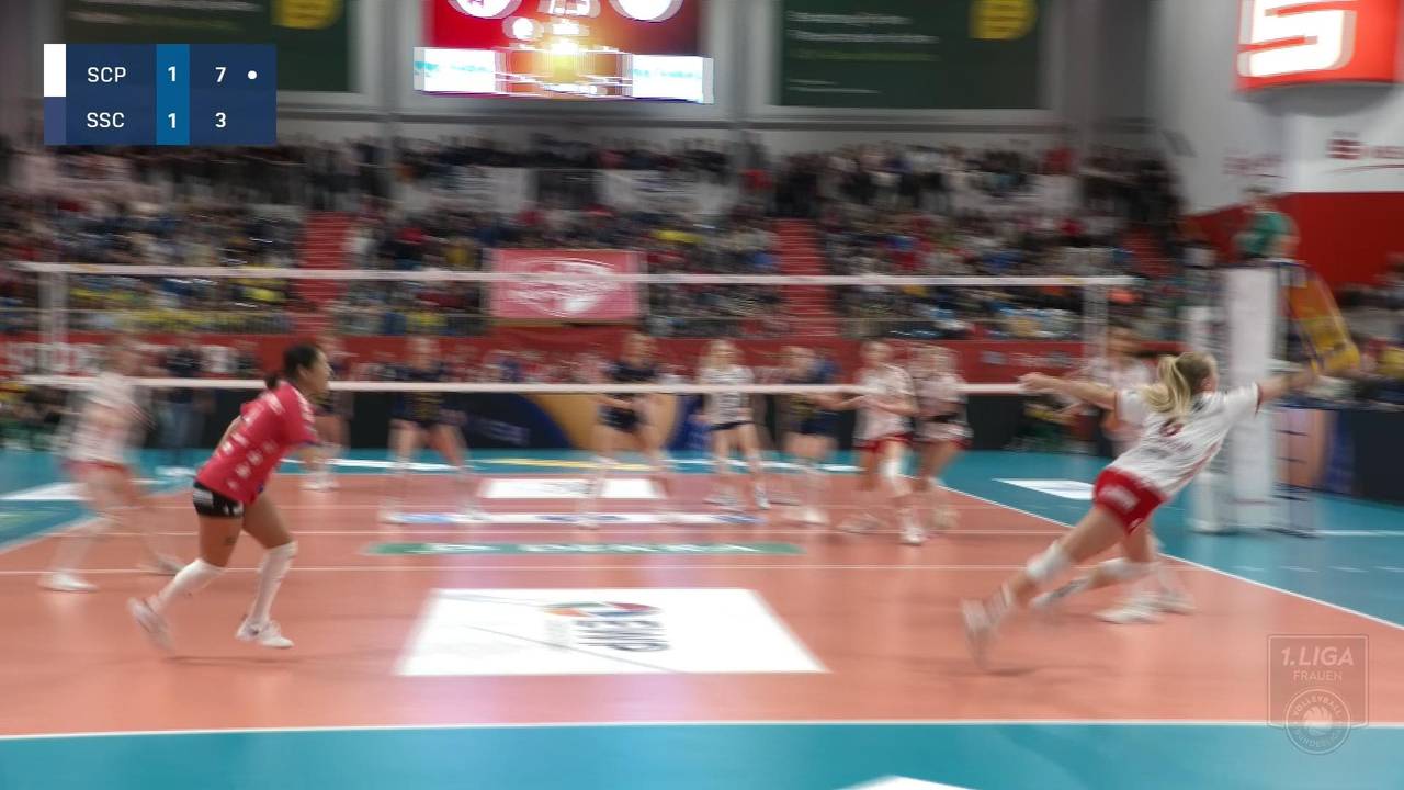 Volleyball Bundesliga: SC Potsdam schlägt SSC Palmberg Schwerin im Topspiel