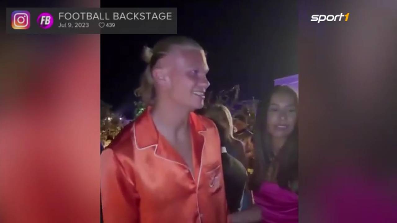 Haaland mit Freundin und Luxus-Pyjama: Urlaub und Mode-Gala in Italien