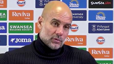 Omar Marmoush glänzt im Carabao Cup gegen Swansea City mit seinem ersten Treffer nach langer Verletzungspause. Pep Guardiola findet im Anschluss lobende Worte für den Ex-Frankfurter.