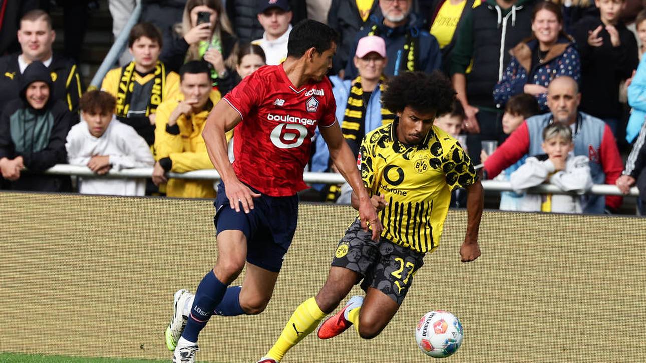 Karim Adeyemi traf gegen Lille