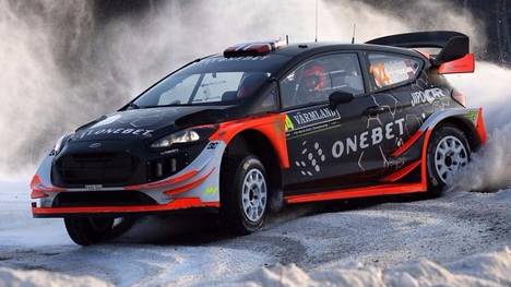 Mads Östberg fuhr in Schweden erstmals den neuen Ford Fiesta WRC 2017