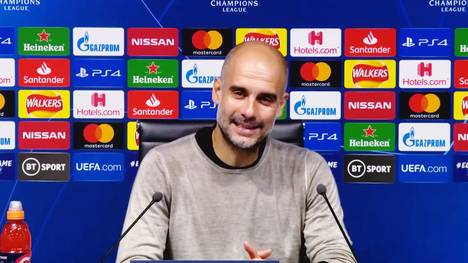 Pep Guardiola und Manchester City werfen Real Madrid aus der Königsklasse. Nach dem Schlusspfiff haben die beiden Trainer einiges zu besprechen. 