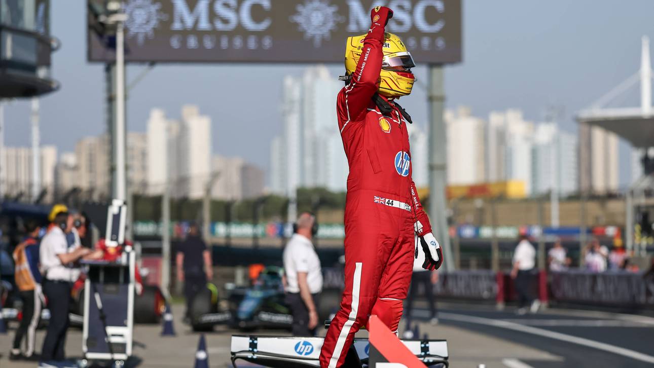 Erste Ferrari-Pole für Hamilton