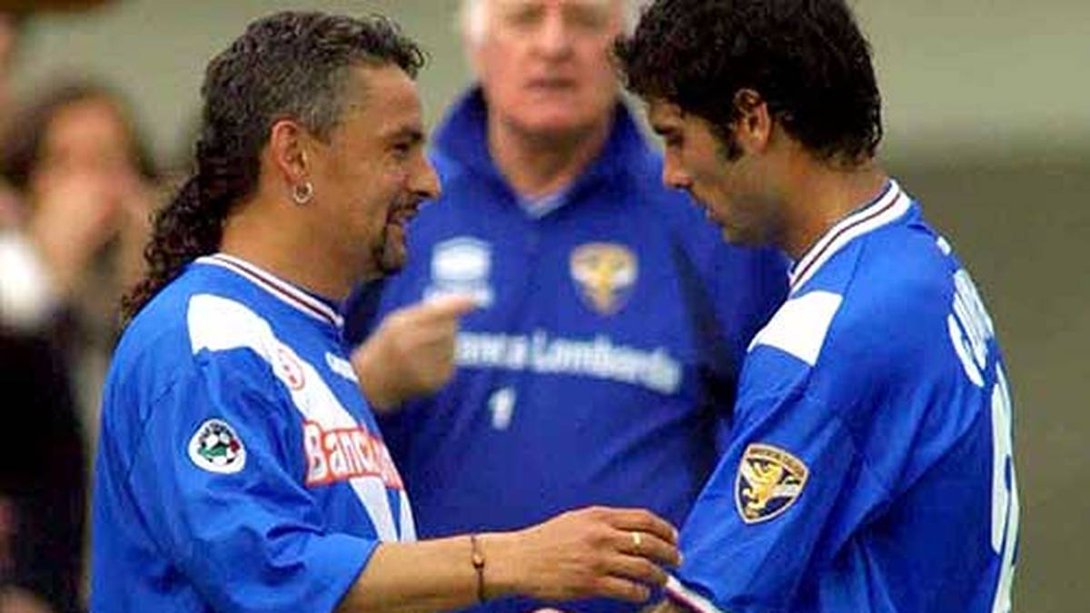 Dort spielt Guardiola unter anderem mit Roberto Baggio zusammen. Im Spiel gegen Piacenza wird der Spanier positiv auf Nandrolon getestet und zu einer viermonatigen Sperre verurteilt. 2005 verurteilt ihn ein Gericht in Italien sogar zu einer Haftstrafe auf Bewährung, doch in den zwei folgenden Berufungsverfahren wird er 2007 und 2009 freigesprochen