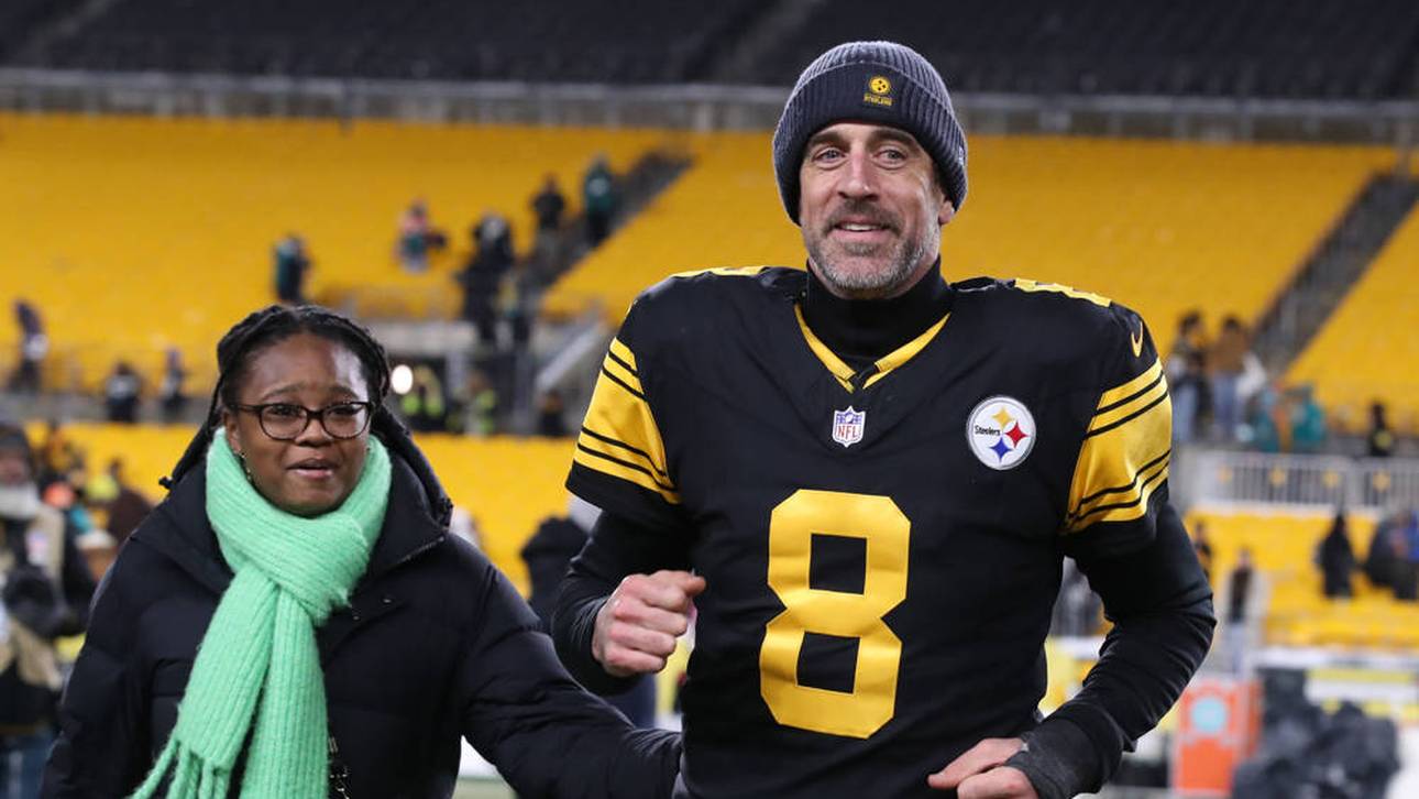 Aaron Rodgers ist mit den Pittsburgh Steelers auf Playoff-Kurs