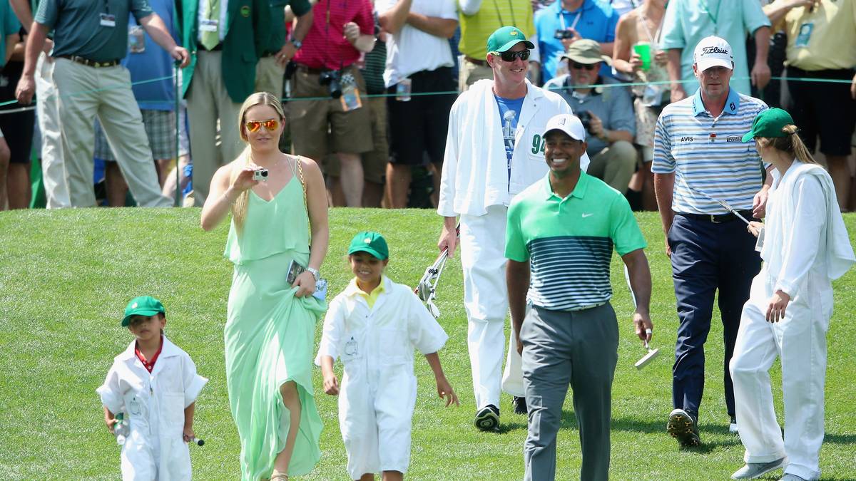 Vonn kümmert sich dann oft liebevoll um Woods Kinder Samantha (8) und Charlie (6)