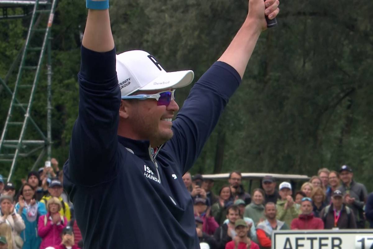 Der Schotte Ewen Ferguson gewinnt die BMW International Open 2024 in München. 