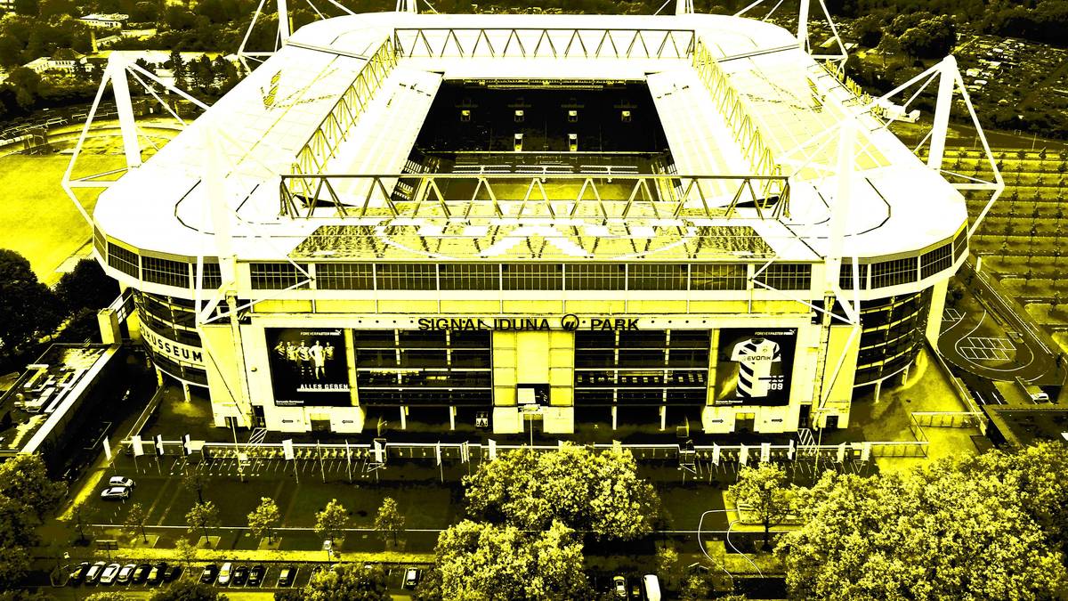 DORTMUND - SIGNAL IDUNA PARK (65.849 Plätze): Fußballverrückte Großstadt in der Metropolregion Rhein-Ruhr. Neben Essen und Duisburg eines der drei großen Wirtschafts- und Handelszentren des Ruhrgebiets