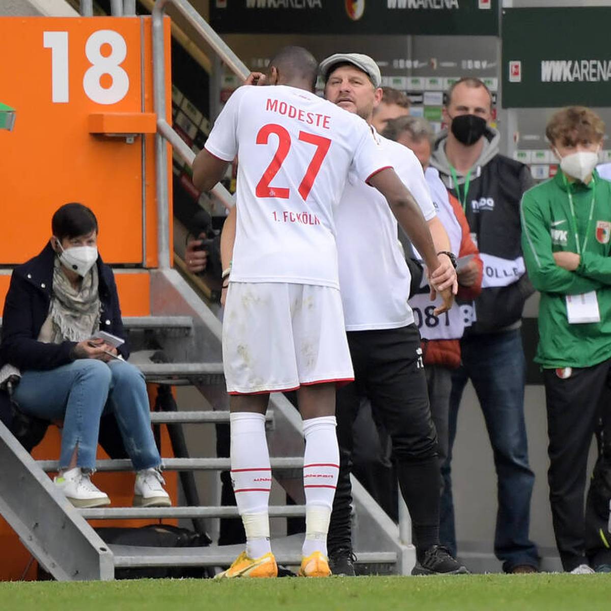 Trainer Steffen Baumgart von Fußball-Bundesligist 1. FC Köln glaubt fest an einen Verbleib der Leistungsträger Anthony Modeste und Ellyes Skhiri.