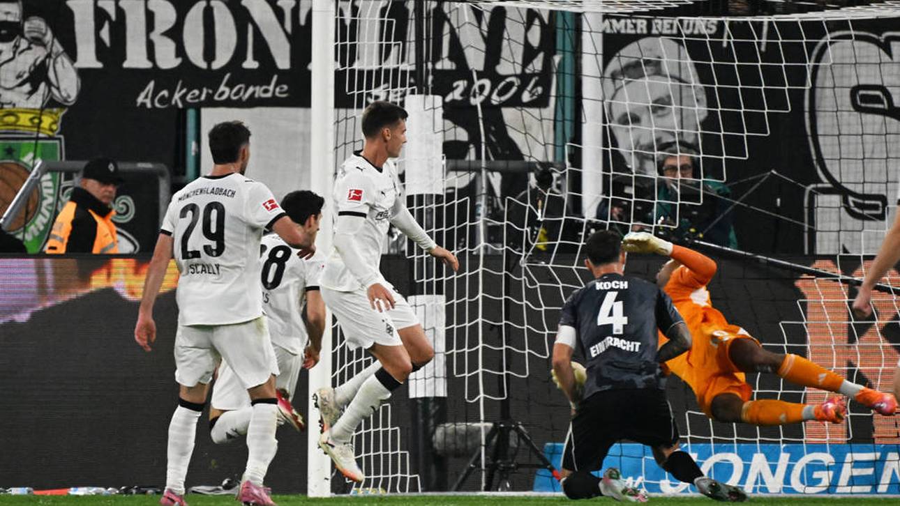 Gladbach und Frankfurt lieferten sich ein skurriles Spektakel