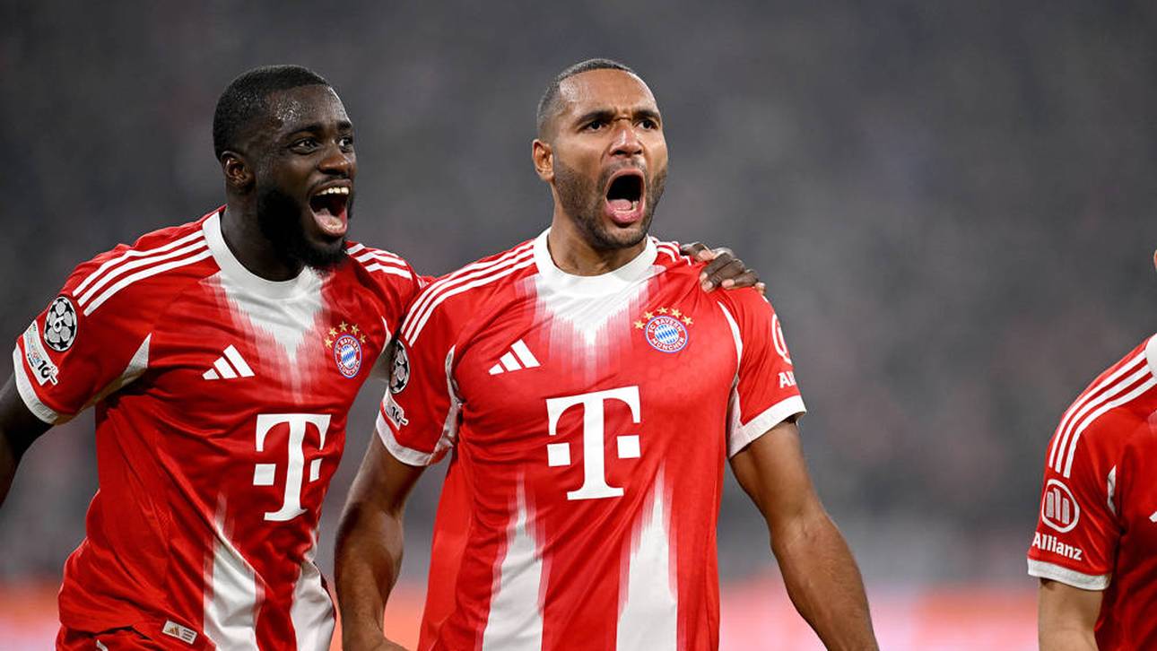 Jonathan Tah (r.) schreit seine Freude heraus