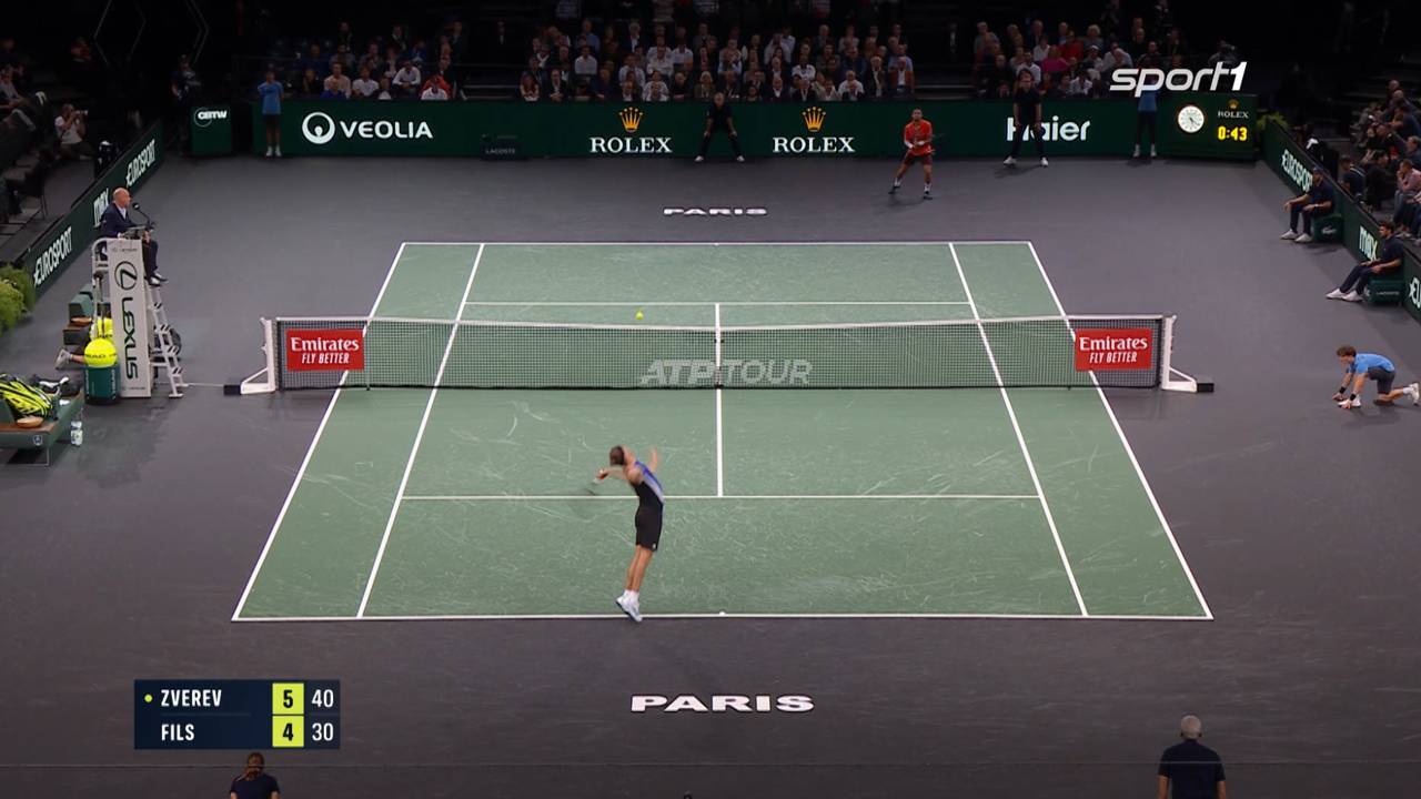 Zverev im Halbfinale von Paris