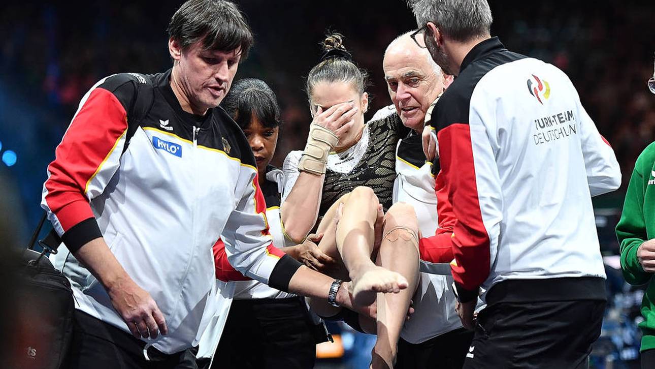 Verletzungsschock für deutsche Turnerin