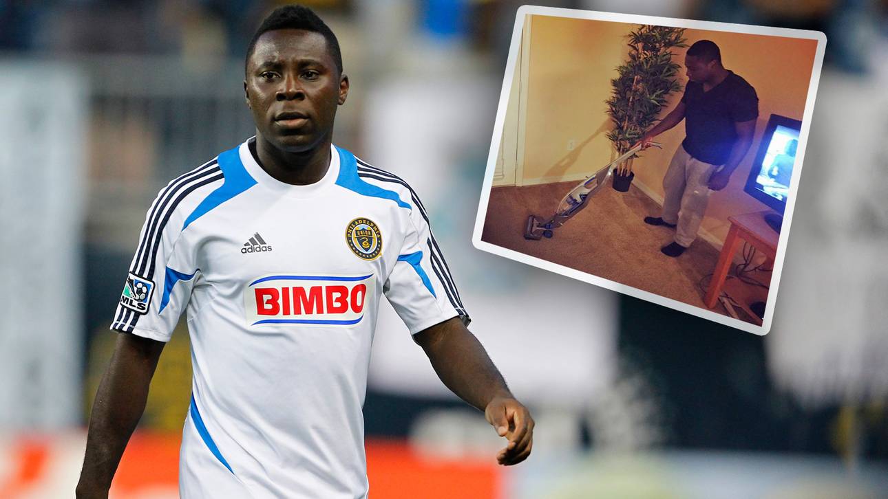 Adu geht unter Staubsauger-Vertreter