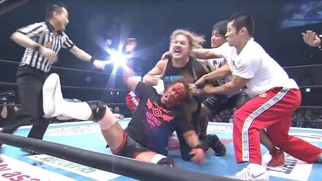 WWE-Legende Chris Jericho schlug bei NJPW Wrestling Dontaku Tetsuya Naito blutig