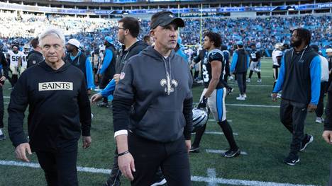 Dennis Allen (r.) wurde von den New Orleans Saints entlassen