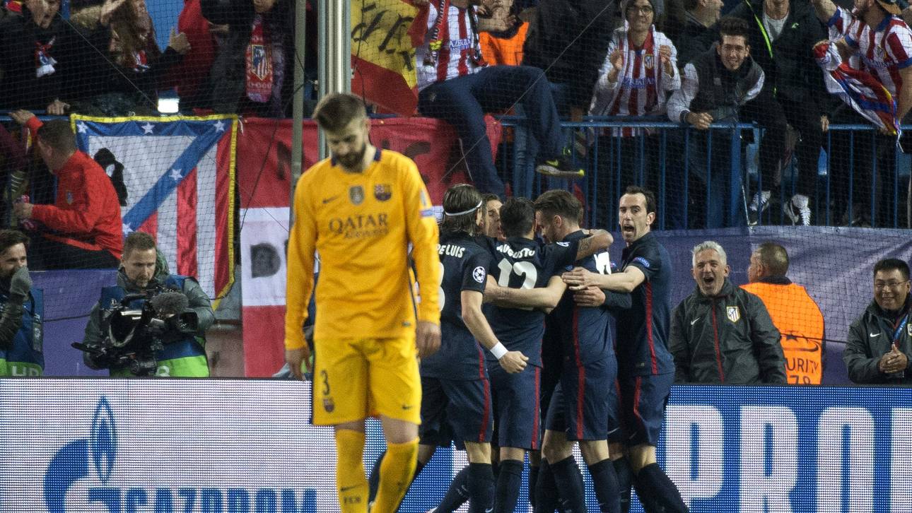 Atletico schaltet Barca aus