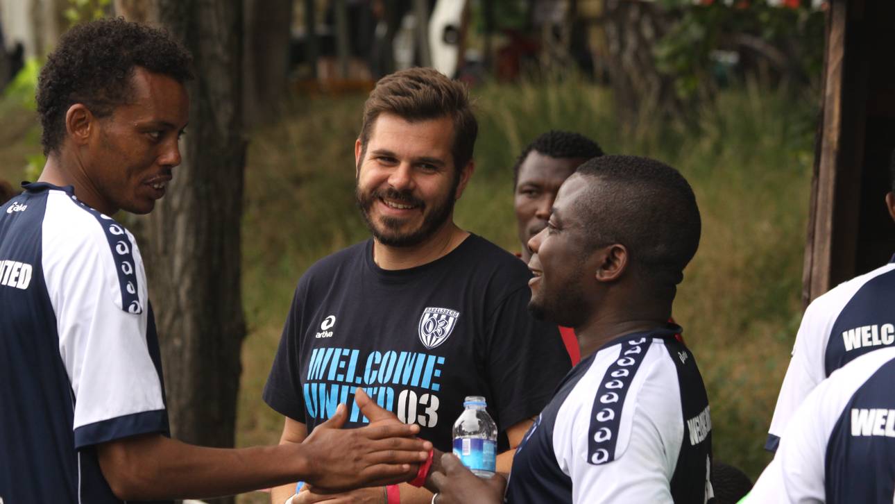 Flüchtlinge kicken bei Welcome United