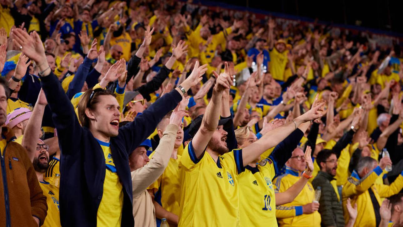 Die schwedischen Fans hoffen auf ein WM-Wunder der Nationalmannschaft