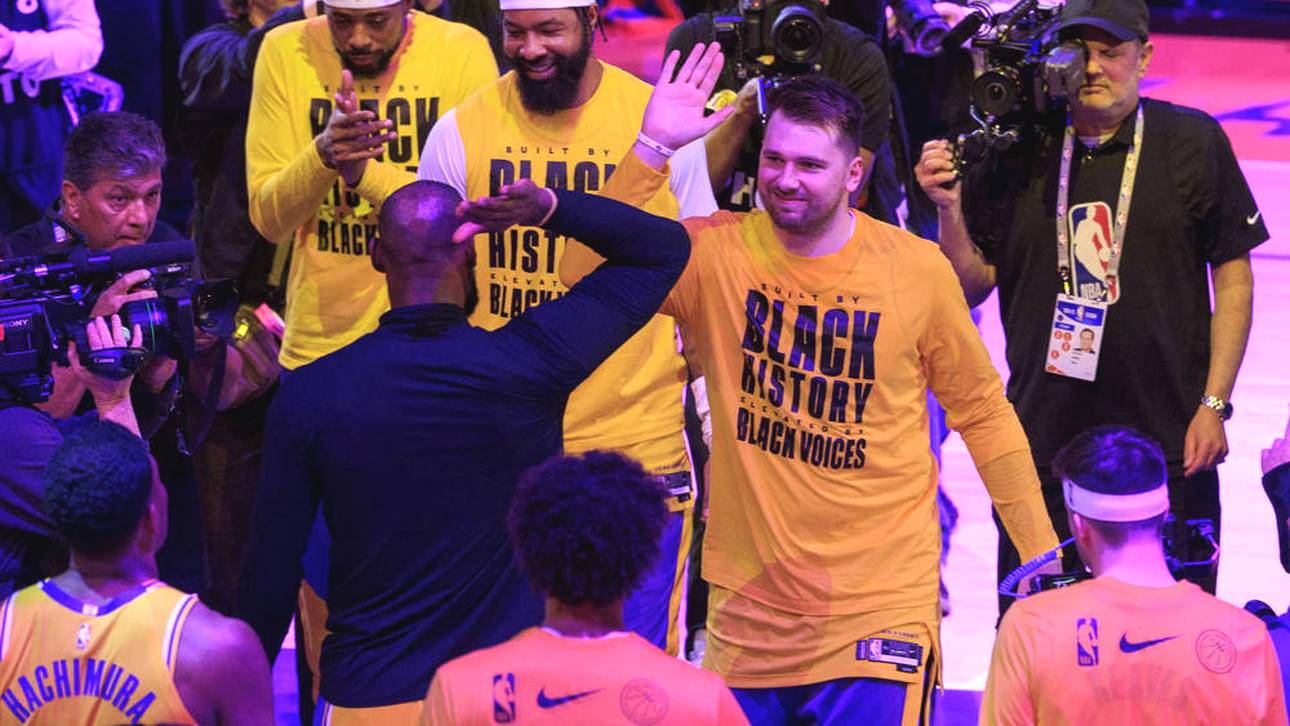 Luka Doncic debütierte für die LA Lakers