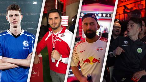 Diese vier Spieler spielen um die deutsche FIFA-Meisterschaft: TimLatka, Mirza, Cihan und TimoX