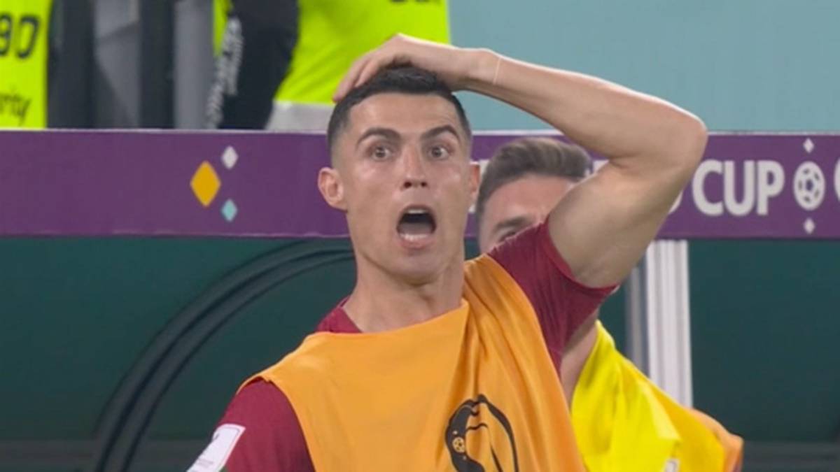 Cristiano Ronaldo reagierte entgeistert