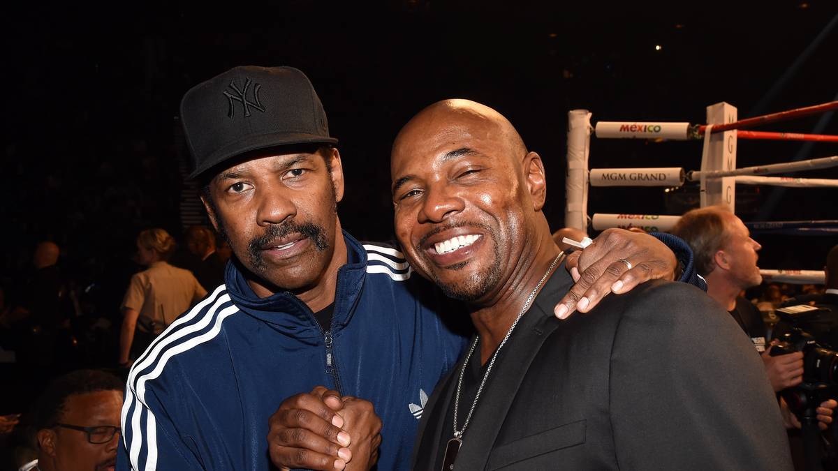 Denzel Washington - Hauptdarsteller in Fuquas berühmtestem Film "Training Day" - ist auch da