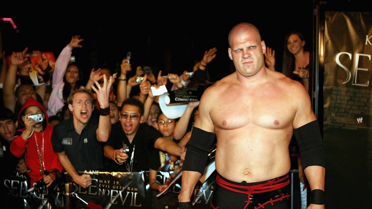 Den unheimlichen Kane setzte WWE 2006 in einer Eigenproduktion in Szene: Als Serienkiller im Horrorfilm "See no Evil"