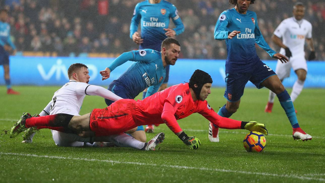 Im Video: Arsenal patzt bei Swansea