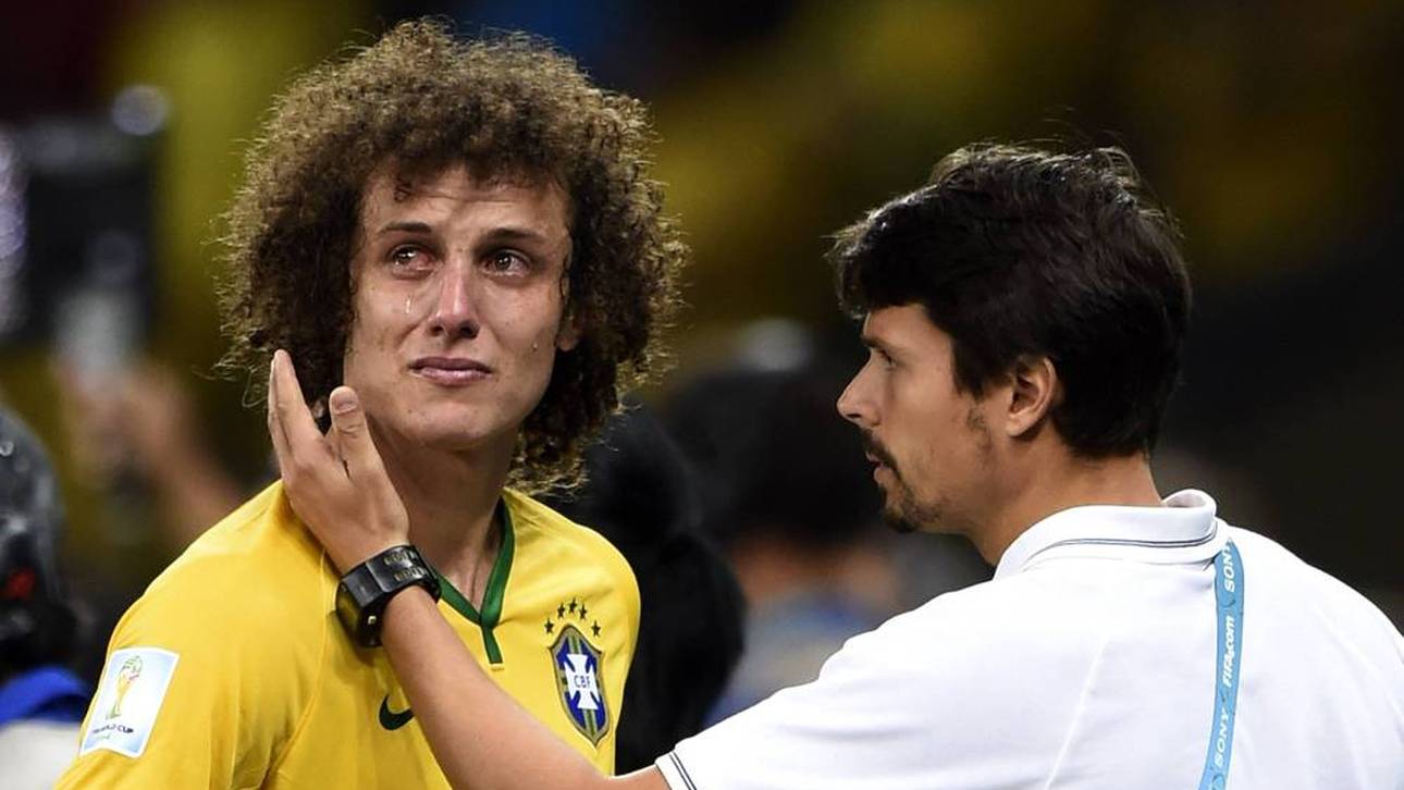 David Luiz vergoss nach der 1:7-Klatsche gegen Deutschland bittere Tränen
