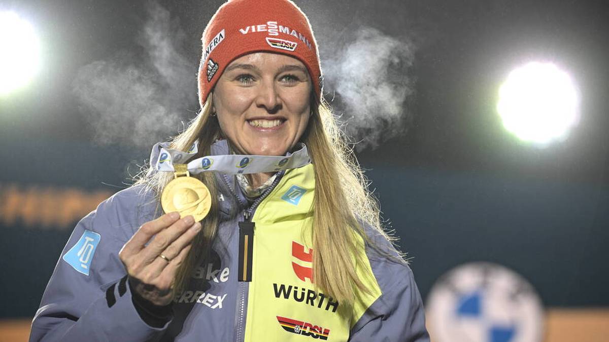 Gold-Denise lacht über Streich an Norwegen