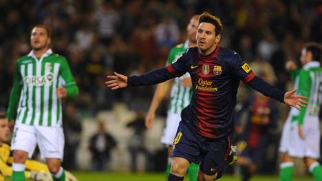 Messi traf gegen Betis doppelt und überholte so Müller