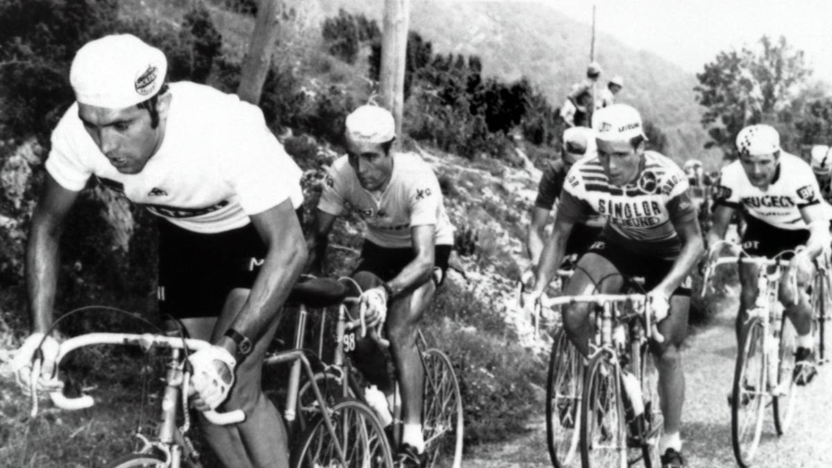Den Giro d'Italia fährt er 1968 mit einer lebensbedrohlichen Herzerkrankung zu Ende. Natürlich als Sieger. "Ich gewinne, weil ich mich am meisten quälen kann", erklärt Merckx sein Erfolgsrezept