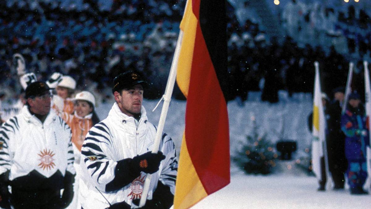 1994 in Lillehammer: Biathlet Mark Kirchner