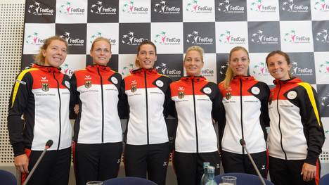 Das deutsche Fed-Cup-Team spielt gegen die Schweiz um das Halbfinalticket