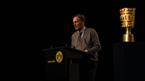 Hans-Joachim Watzke sprach am Montag auf der Aktionärsversammlung 