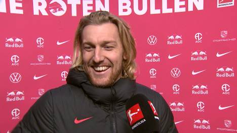 Max Eberl ist seit gut drei Monaten bei RB Leipzig im Amt. Emil Forsberg kann über den Menschen und Sportdirektor nur positives berichten.