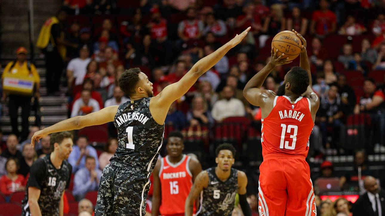 Harden ballert Spurs auf Rang zehn