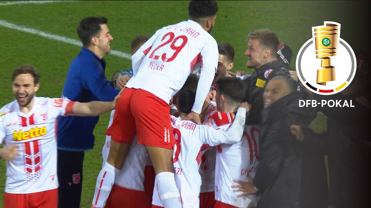 DFB-Pokal: Jahn Regensburgs verrückter Weg ins Viertelfinale