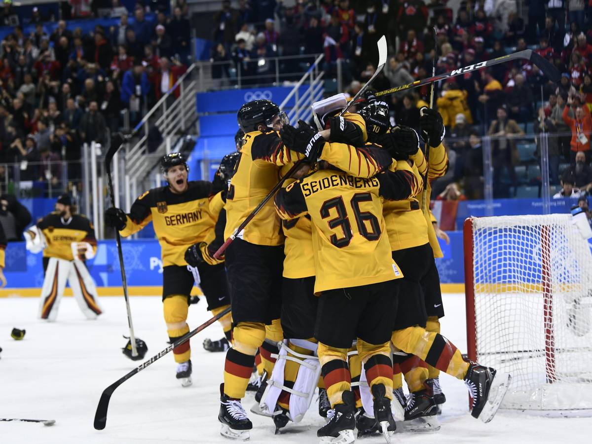 Olympia 2018, Eishockey Deutschland schlägt Kanada und steht im Finale