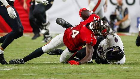 Wide Receiver Chris Godwin von den Buccaneers hat sich schwer verletzt