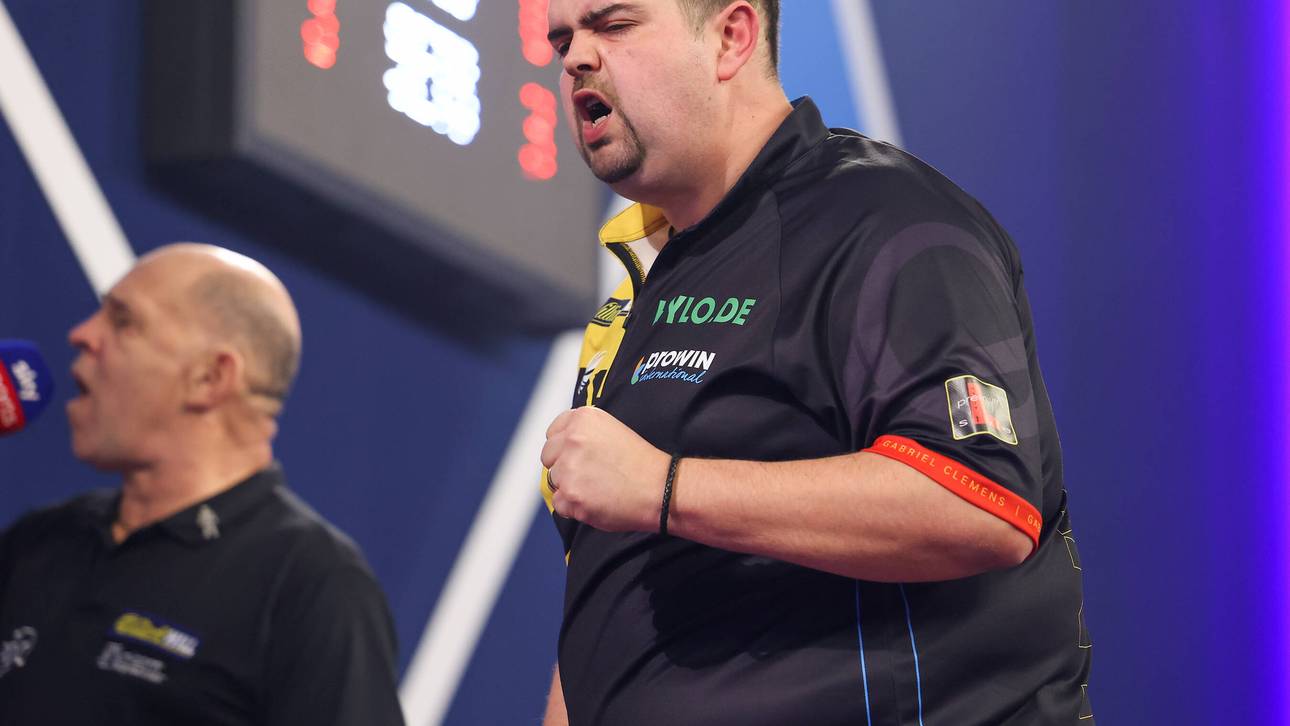 Historischer Achtelfinal-Einzug von Gabriel Clemens beschert SPORT1 neue Bestwerte bei dieser Darts-WM: Über 1,2 Millionen Zuschauer in der Spitze sehen Sensations-Sieg des Deutschen gegen Weltmeister Peter Wright im Free-TV