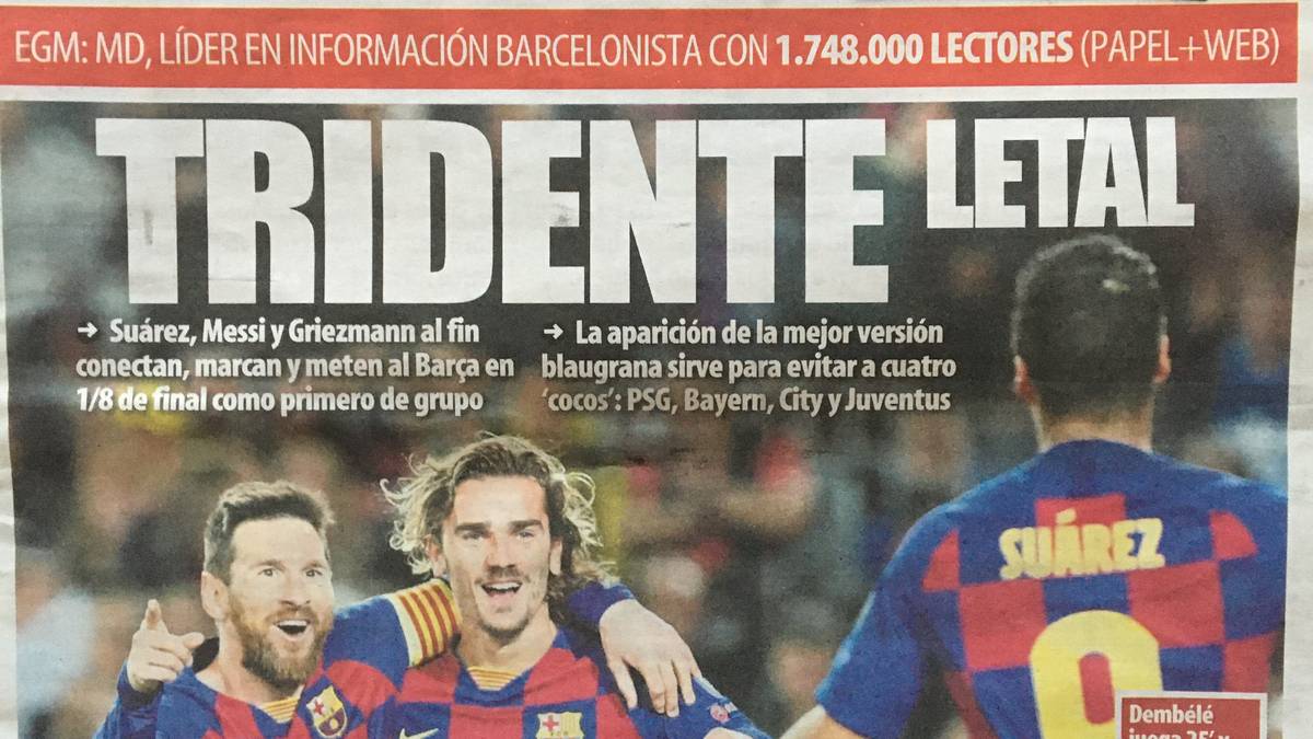 Die Titelseite der Mundo Deportivo
