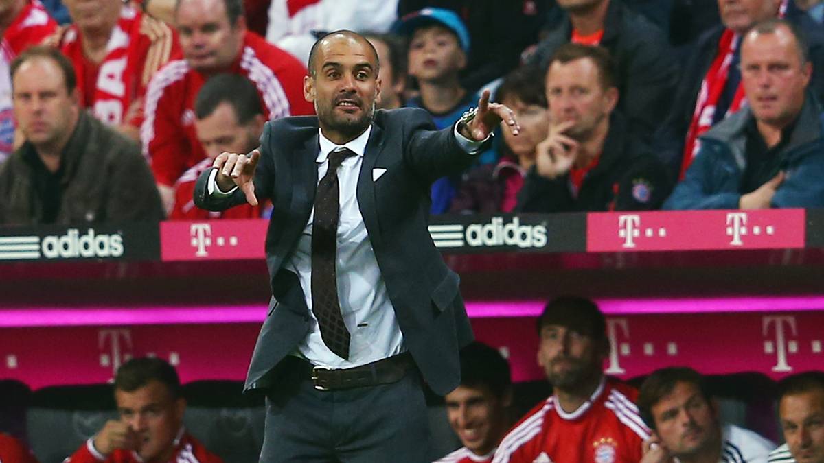 9. August 2013:  Arjen Robben, Mario Mandzukic und David Alaba bescheren Guardiola gegen Gladbach einen guten Start in die Bundesliga 