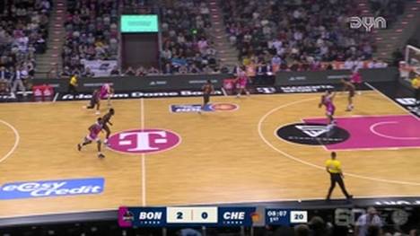Spiel Highlights zu Telekom Baskets Bonn - NINERS Chemnitz